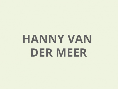 Hanny van der Meer